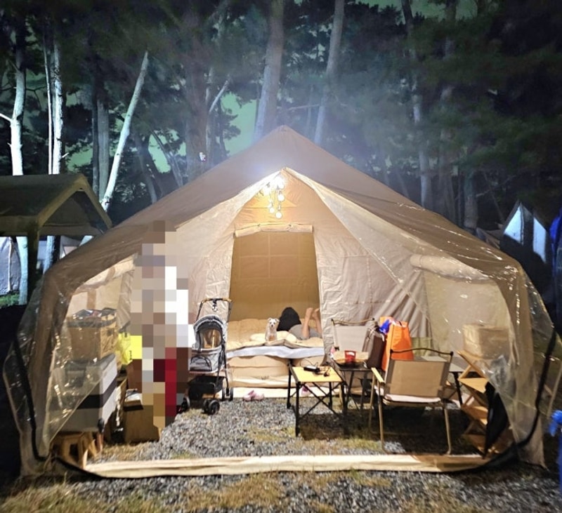 몽산포오션캠핑장 우중캠핑, 왕서방중화요리(원이 in 태안4)