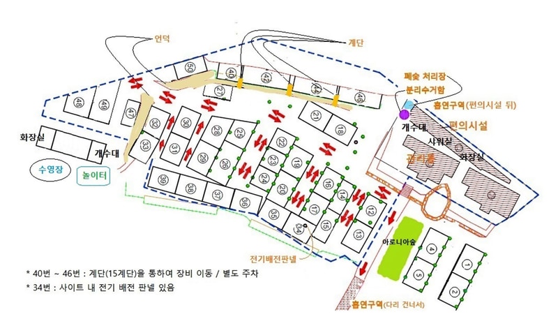 보물나라캠프 배치도 1