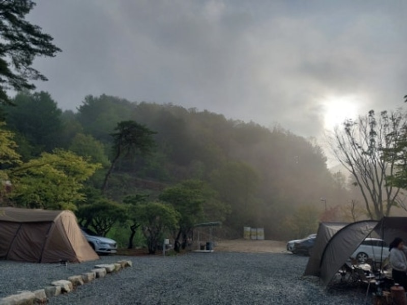 홍천 아이들과 갈만한 곳 깨끗하고 경치 좋은 소구니 캠핑장