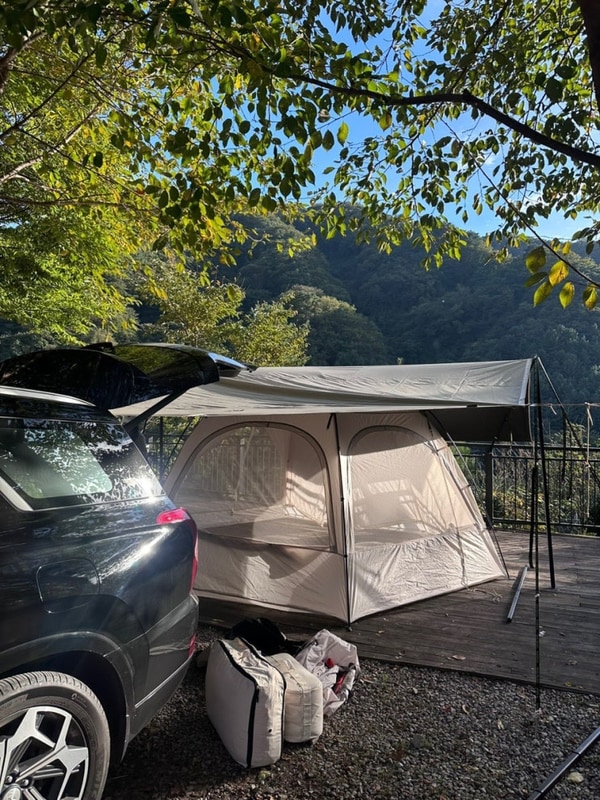 가평 캠핑장 캠핑플레이 힐링존 데크석 6