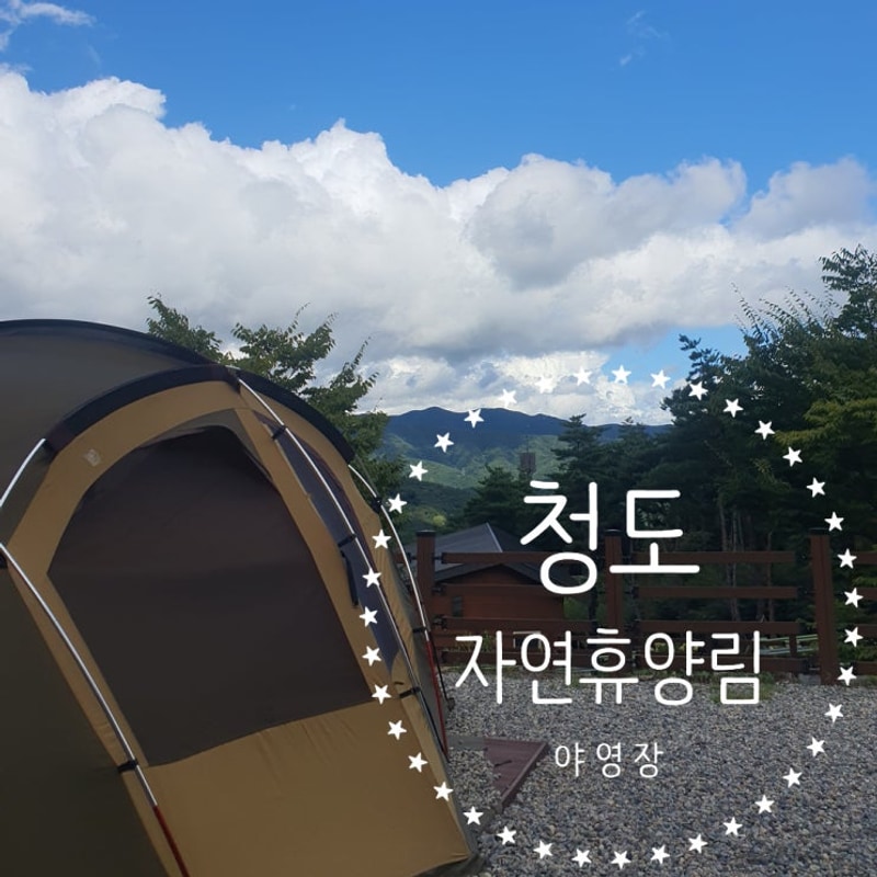 가을엔 청도자연휴양림 캠핑~ 미친 뷰, 별, 느긋함, 모든게 완벽한