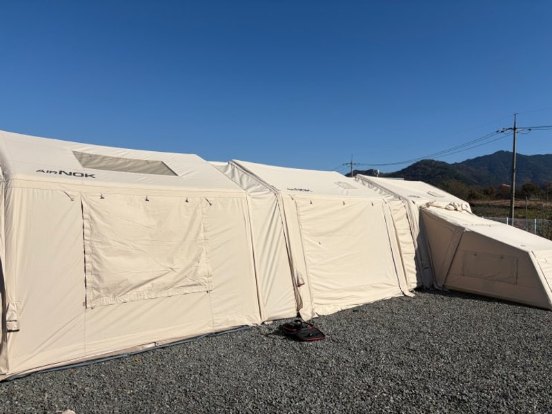 후하닝형제캠핑기록-고성 오오유맨손캠핑장 3가족+2가족사이트