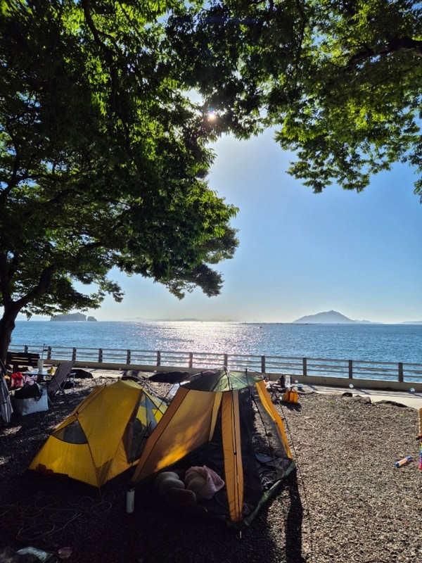 <여름휴가> 남해 초전마을 캠핑장