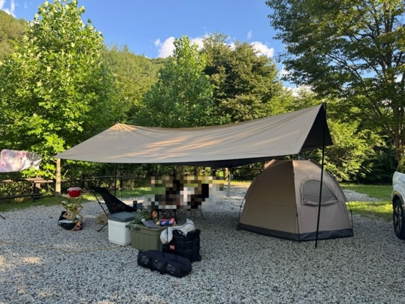 7월에도 시원한 '무주 깊은골캠핑장' A7사이트 리얼후기