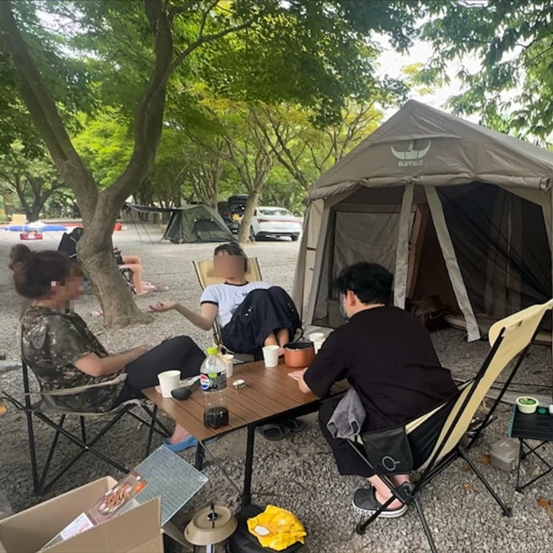 가평화랑캠핑장 15번 자리 꿀팁ㅣ7월 폭염 인생 첫 여름캠핑...