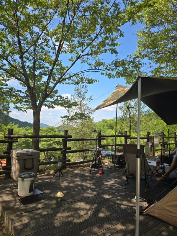 상주 문장대오토캠핑장 후기 F3｜장각폭포와 함께 즐기는...