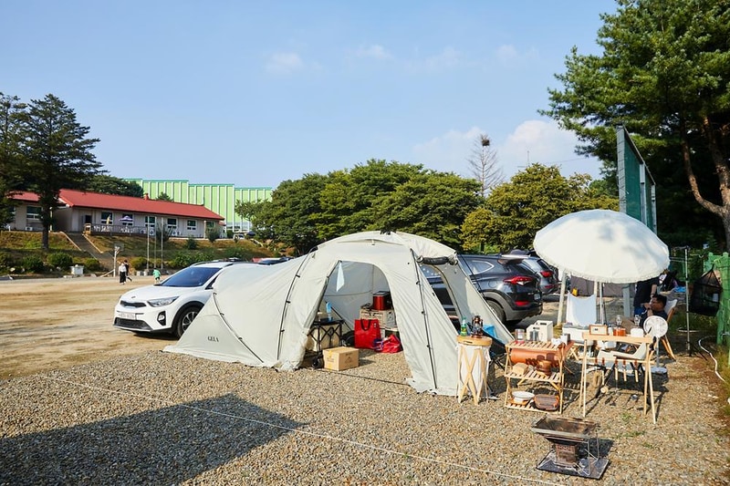 학교안 풍경캠핑장 시설 사진 18