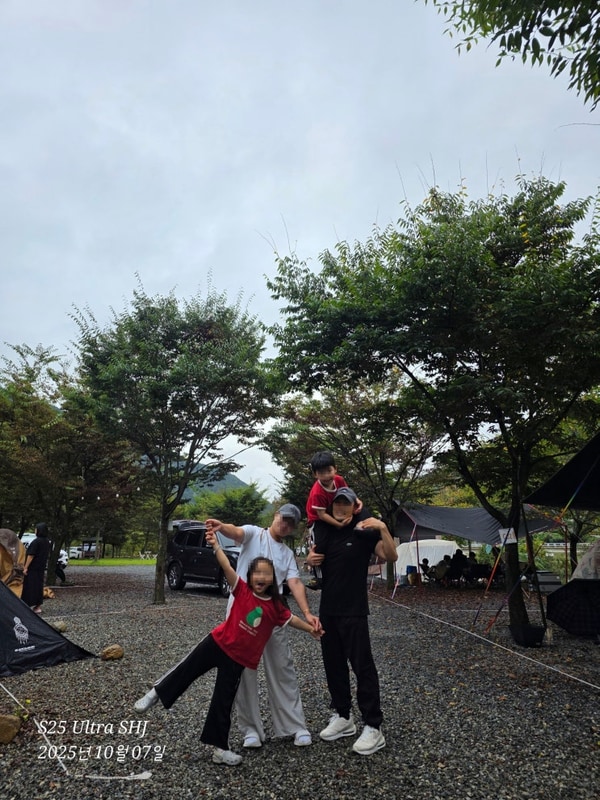 추석 번캠 [밀양 자연속 캠핑장] 25.10.07~25.10.09 2박3일