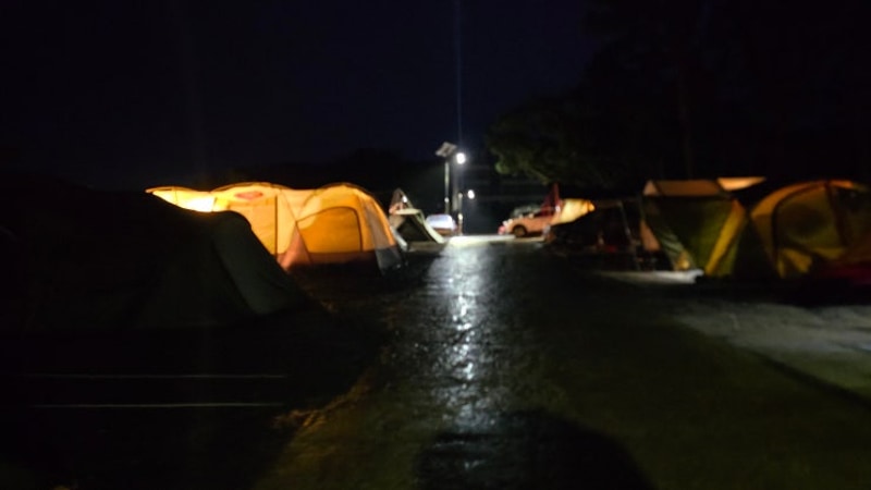 [캠핑로그 #21] 보령 원산도 사창해수욕장 캠핑장 1박_우중캠