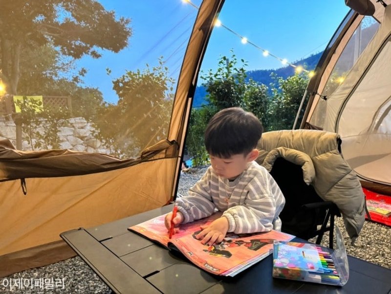 전남캠핑장/진도캠핑장]진도 카멜리아 힐즈 오토캠핑장