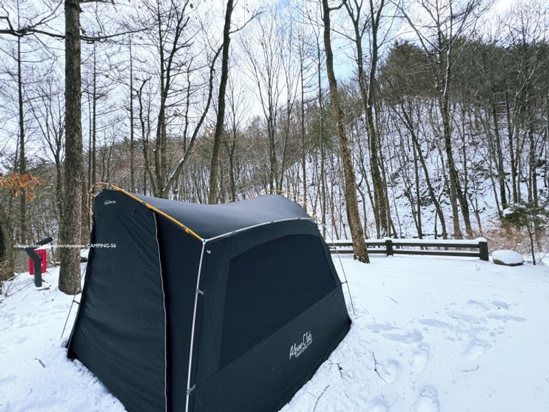 강원도) 화천 캠핑장 : 국립 화천숲속야영장 _겨울왕국 등장!