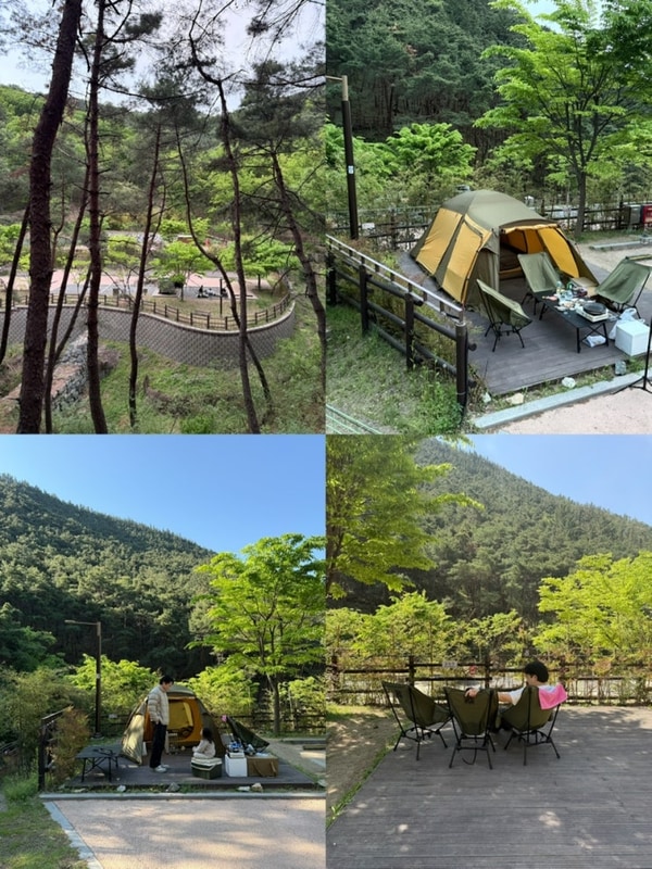 캠핑/ 대구 오토캠핑장, 산책로가 있는 용암산성 오토캠핑장