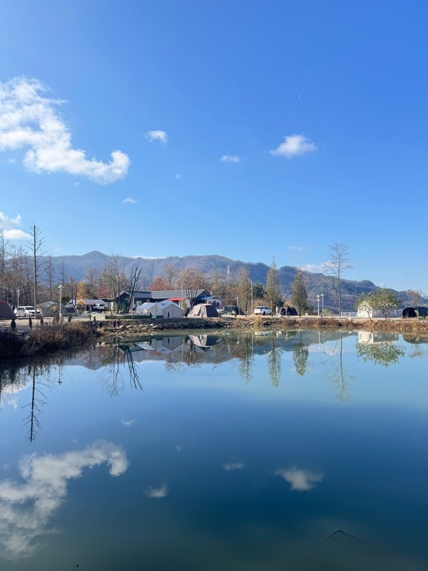 [평창 캠핑] 평창 가야지 캠핑장 후기 | 호수와 산이 한눈에!...