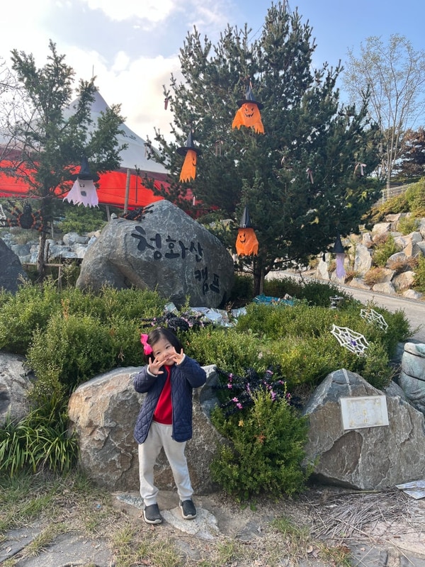 대구 근교 군위 청화산카라반 캠핑장