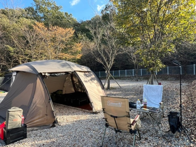 [고령 우니메이카 캠핑장]  2번 사이트 가을캠핑 후기