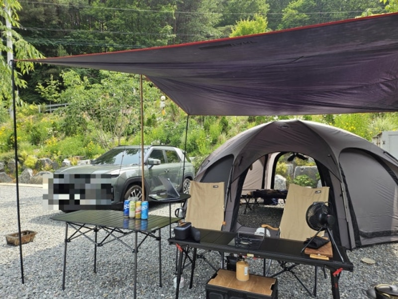 천안 캠핑장/충남캠핑장 내돈내산 '요새불멍' 후기