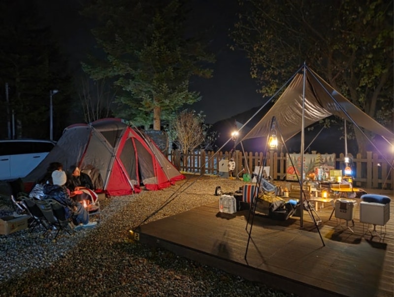 가을생일캠핑 _산대분교 공공캠핑장