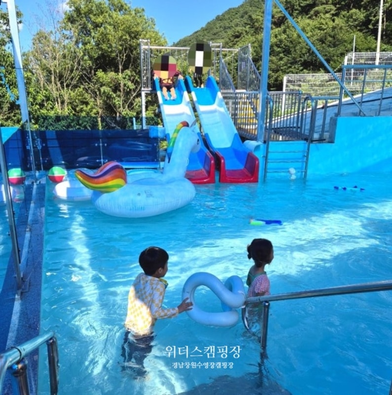 [경남 창원 마산합포구] 위더스캠핑장 _아이와 가기좋은 수영장...