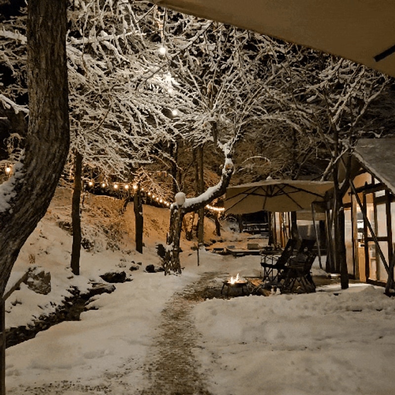 겨울여행, 흰 눈 소복한 강원도 홍천에서 1박2일 글램핑!^^