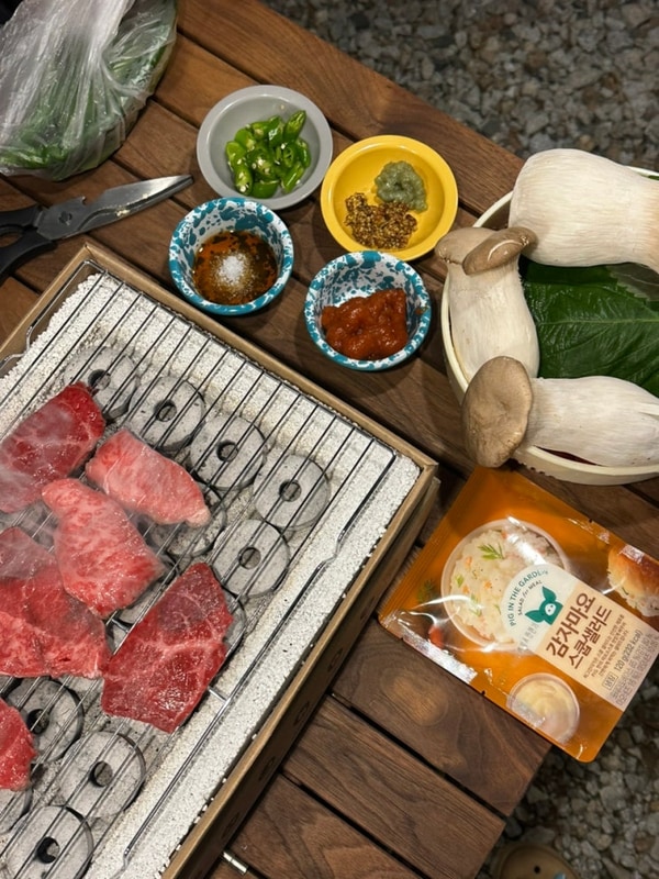 [탱로그] 다올오토 캠핑장 후기 | 양평 두물머리 핫도그