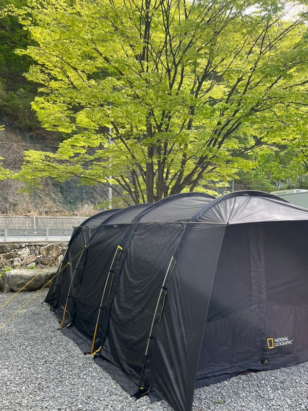 아이들과 함께 방문하기 좋은 충북 제천 계곡앞 옥전캠핑장