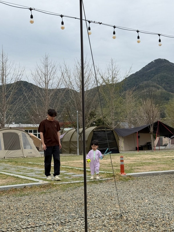 밀양 도깨비방망이캠핑장 / 26개월+27개월 아기와 함께, 두...