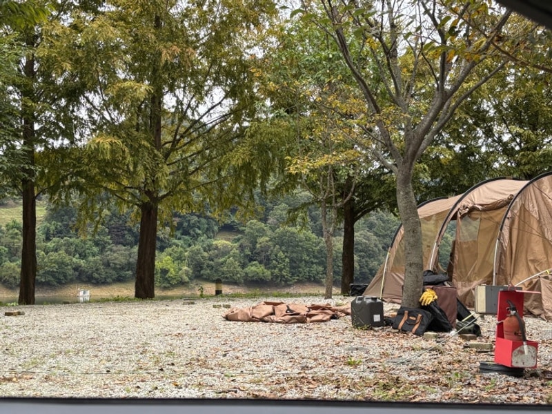 단풍명소 충주 카누캠핑장 B구역 명당 추천