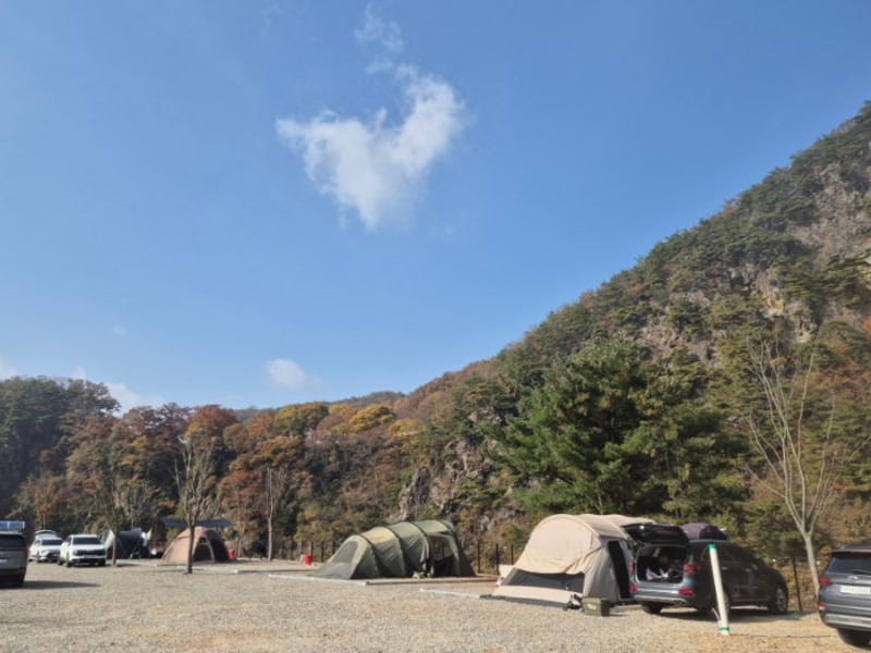 11월캠핑, 절벽뷰 후영캠핑장