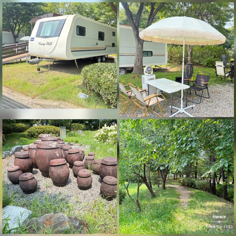 안산화랑오토캠핑장 카라반1 가족캠핑 숙박후기
