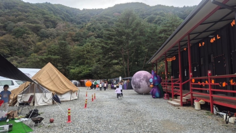 [캠핑기록] 경기도 가평 레드우드캠핑장, 할로윈캠핑