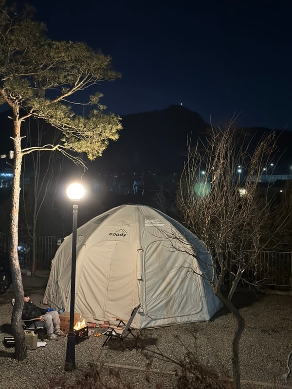 경기도 시흥 캠핑장 솔잎향캠핑파크 2박 후기 - 쿠디 오로라...