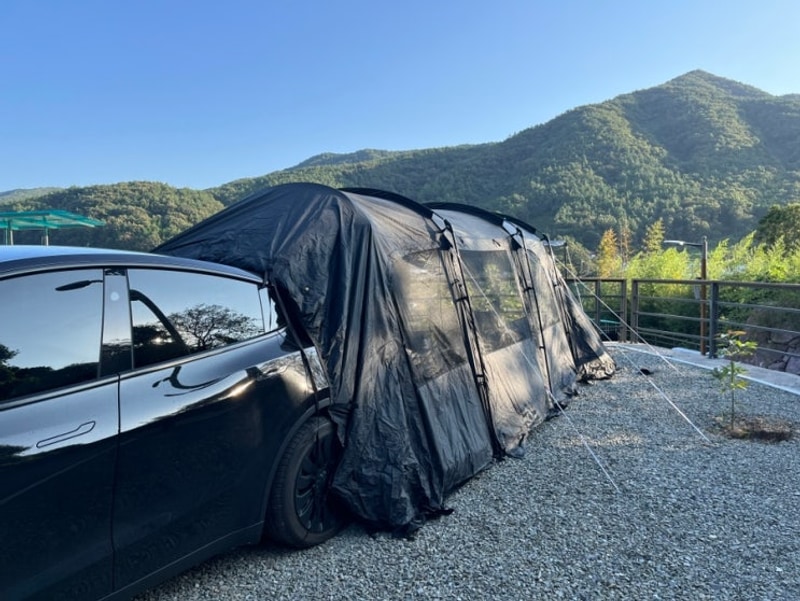 경남 남해 캠핑장 차박... 숲뷰 갈현동화마을 오토캠핑장 후기