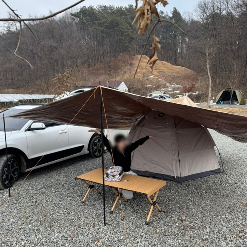 운좋으면 개인화장실이 되는 이천 [스테이272] 캠핑장