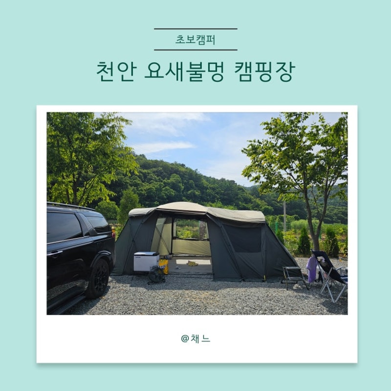 천안 광덕 요새불멍캠핑장 15번사이트 현충일 연휴 캠핑후기