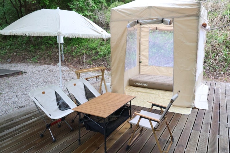 경기도 포천 계곡 캠핑장 수영장 여름 즐기기 좋은 깊이울 캠핑장