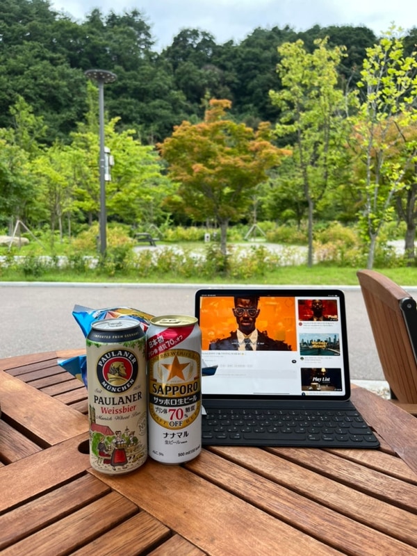 인제 인북천 물빛테마공원 캠핑장 카라반, 바베큐 먹으러