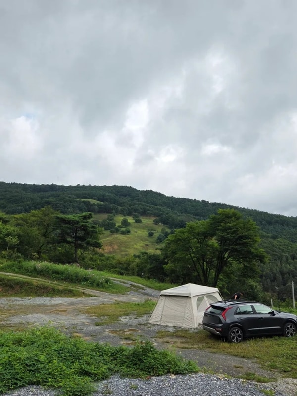 산너미목장 평창애견동반캠핑장 기가 막힌 마운틴뷰