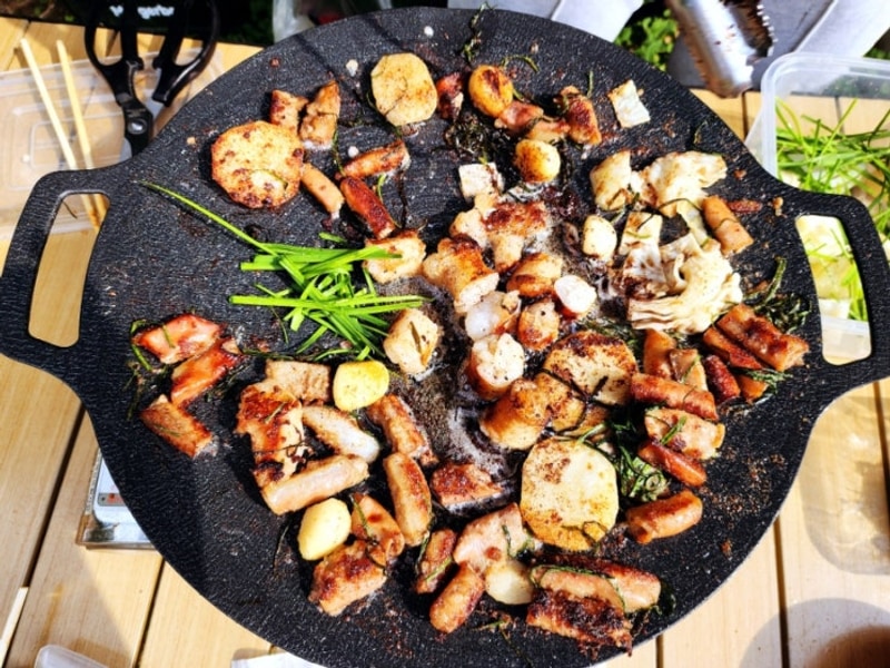 당일치기 캠핑 텐트 못 치고 먹고만 온 우니메이카 강화점