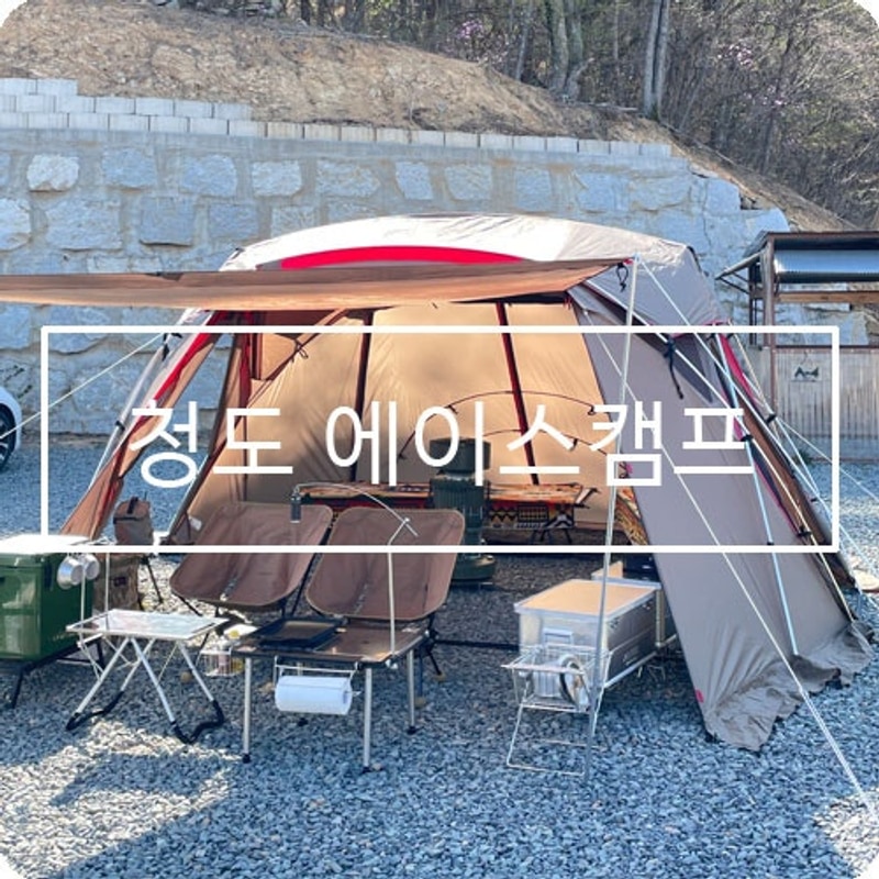 청도 에이스캠프 캠핑장 애견동반 개별화장실 A4 후기