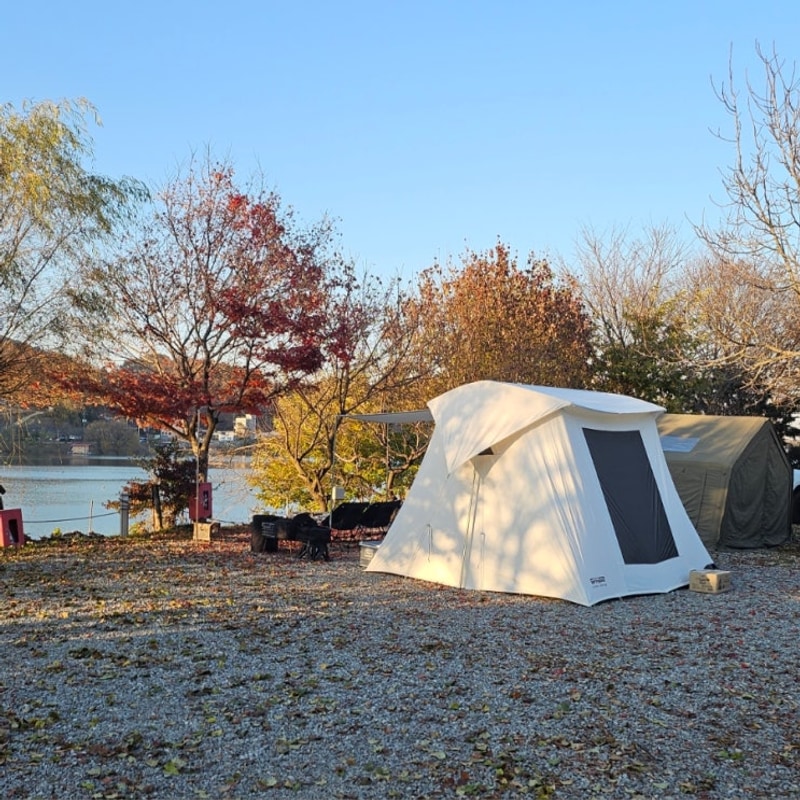 안성 용설호수 캠핑장 10번 사이트 후기