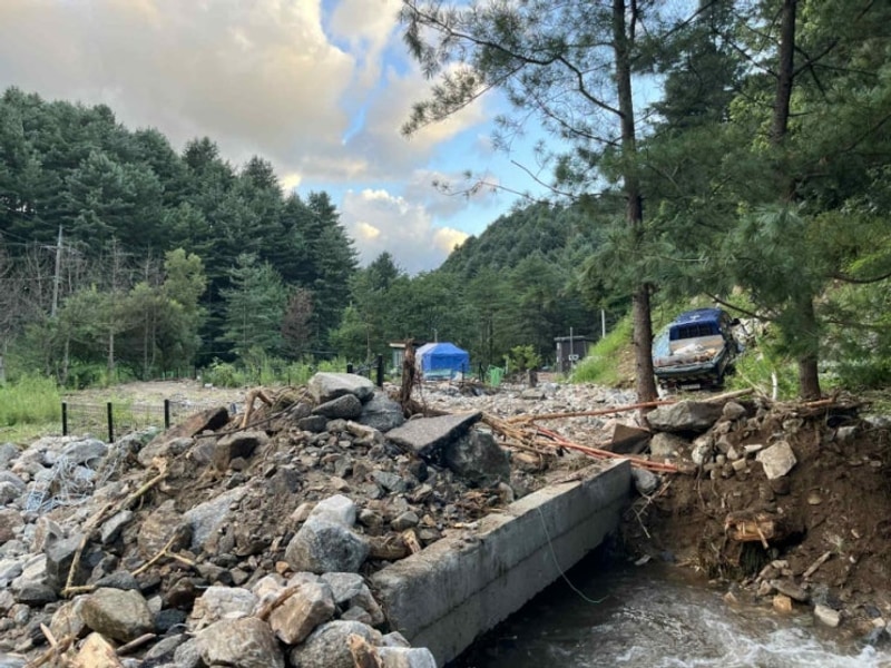 된 가평_조종면, 조종천, 대보교, 은빛물결캠핑장, 마일2리...