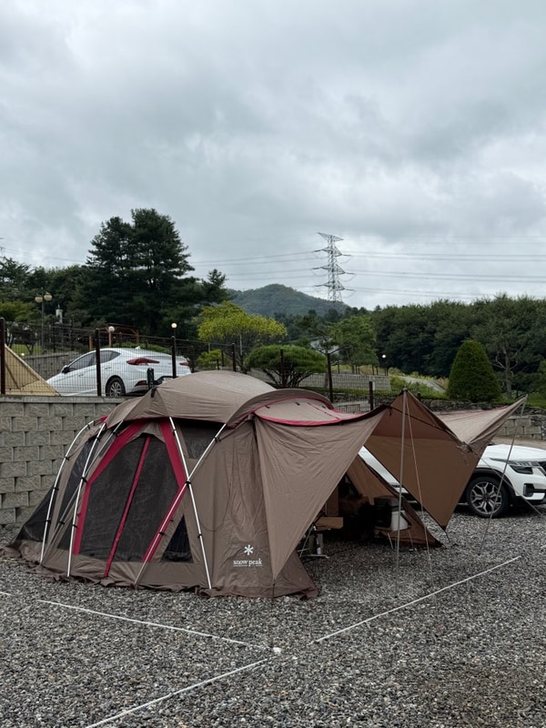 [캠핑 기록] 가평 포레스트소울 캠핑 C4사이트_스노우피크 롱프로