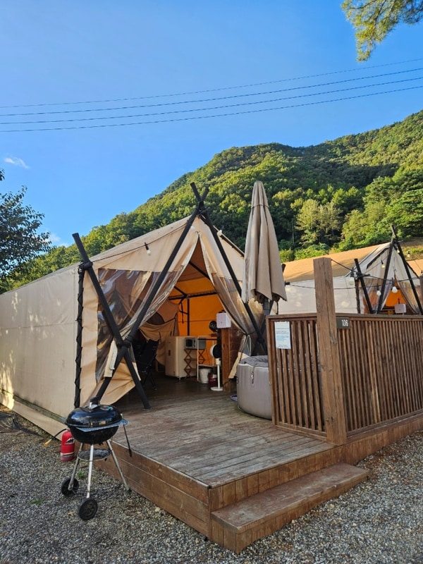 대전 근교 글램핑 보은 일상화글램핑 106호 내돈내산 후기