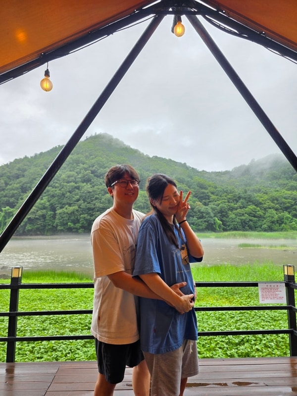 가평 글램핑 리버뷰 끝내줬던 호랑이캠핑 (with폭우)