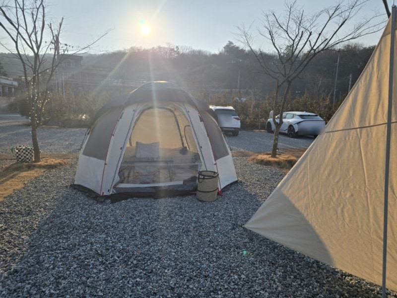 따사로운 햇살이 머무는 충주 캠핑장 / 캠프202 (2025.01.17)