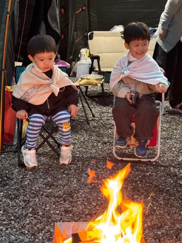 충주 "햇살아래캠핑장" 남편없는 캠핑,아이들과 비오는 날 죽다...
