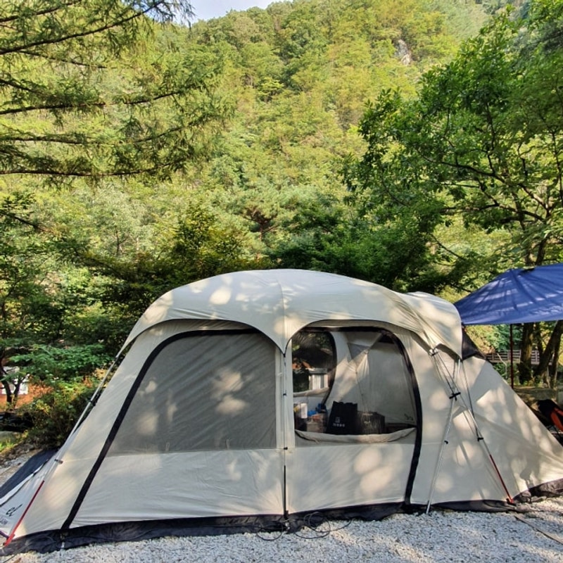 거창 오토캠핑장 주은캠핑장 계곡도 있어서 좋은곳