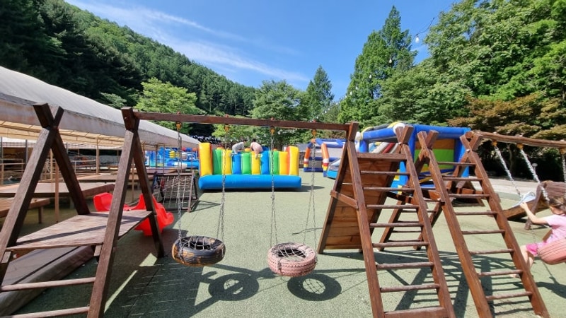 대둔산 캠핑랜드 카라반 수영장 대전 근교 주말 보낸 이야기