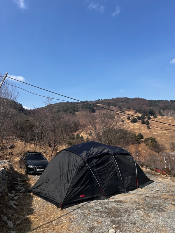 2025년 3월 평창 산너미목장 캠핑장