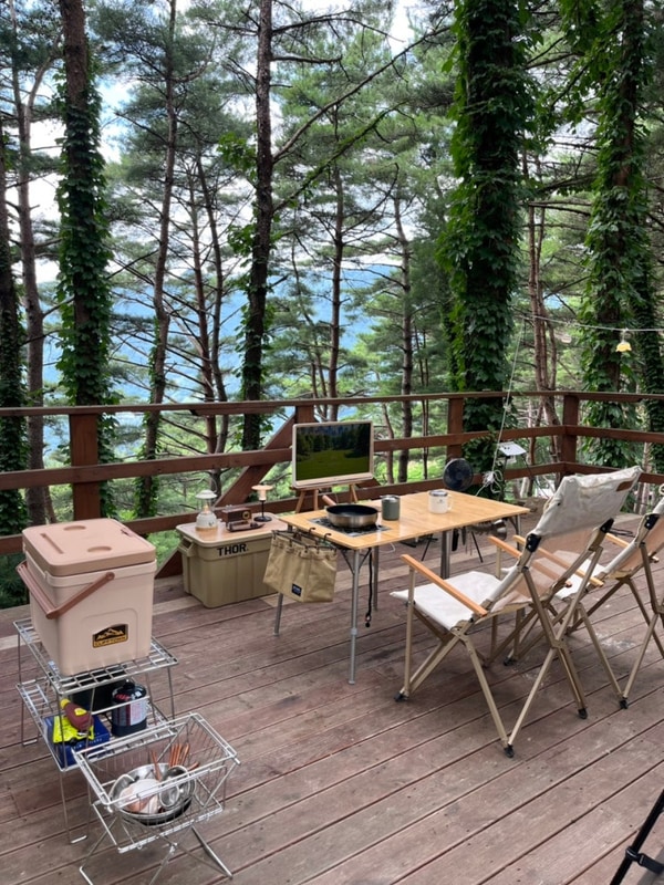 영월 고지대 캠핑장 :: 구름품은캠핑장 B3 사이트